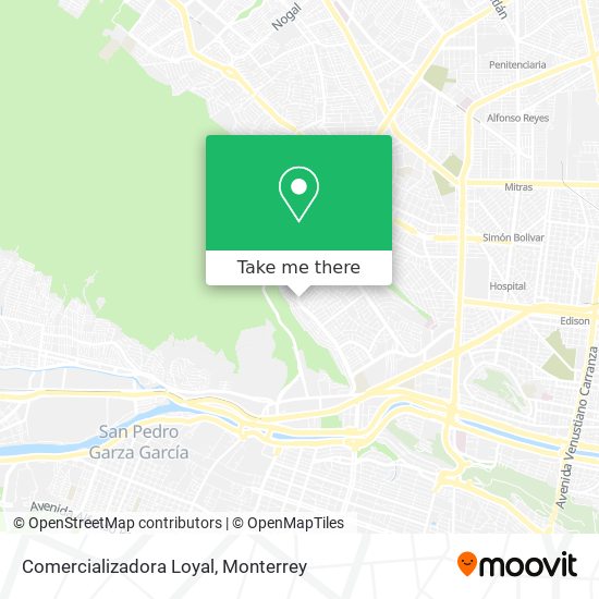 Mapa de Comercializadora Loyal