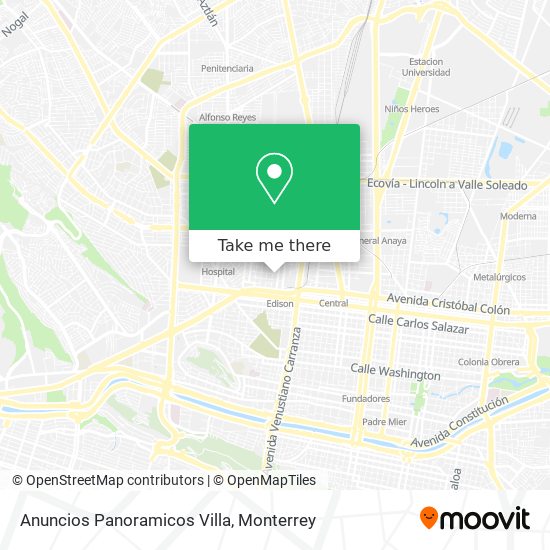 Anuncios Panoramicos Villa map