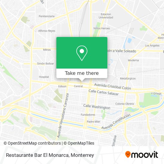 Restaurante Bar El Monarca map