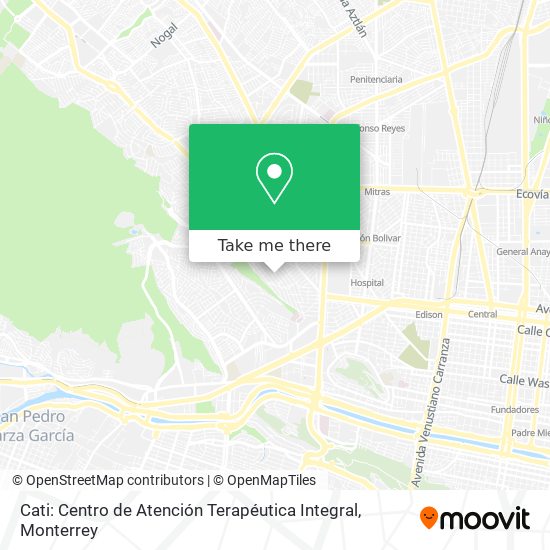 Cati: Centro de Atención Terapéutica Integral map