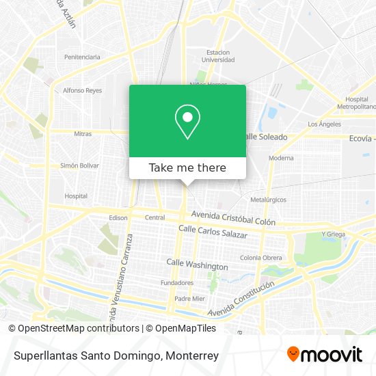 Superllantas Santo Domingo map