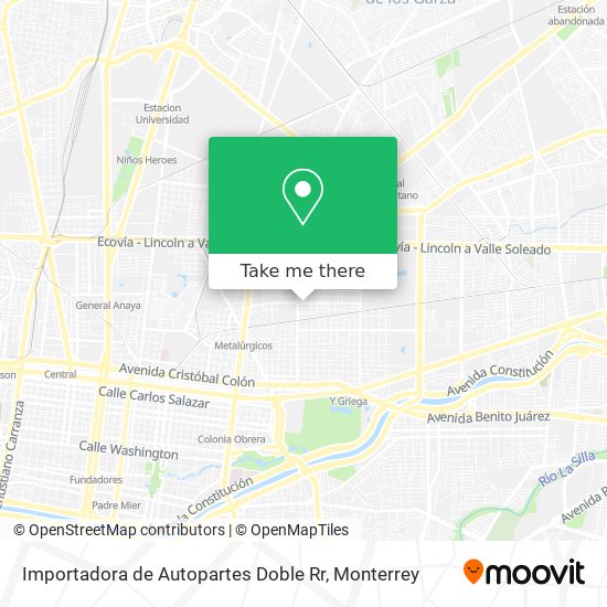 Importadora de Autopartes Doble Rr map