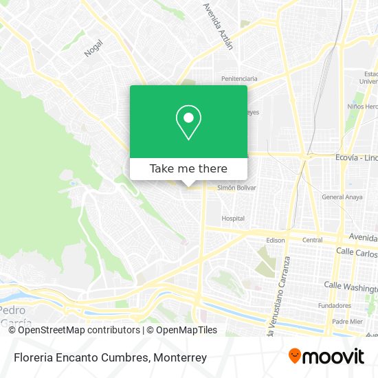 How to get to Floreria Encanto Cumbres in Monterrey by Bus or Metrorrey?