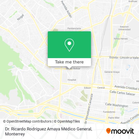 Dr. Ricardo Rodríguez Amaya Médico General map