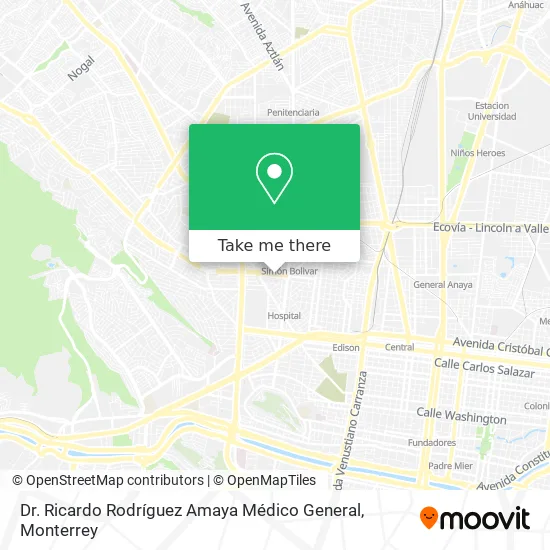 Dr. Ricardo Rodríguez Amaya Médico General map