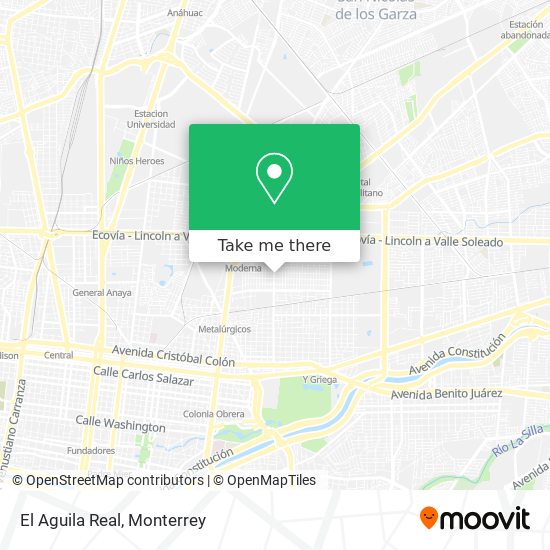 Mapa de El Aguila Real