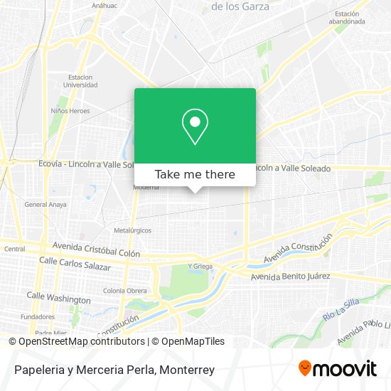 Papeleria y Merceria Perla map