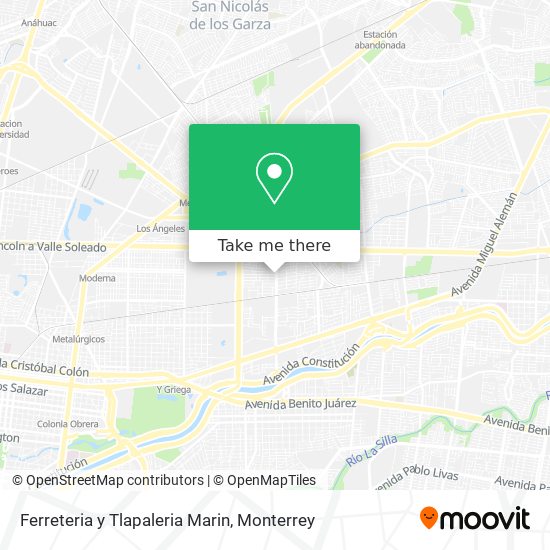 Ferreteria y Tlapaleria Marin map