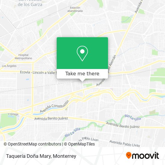 Taquería Doña Mary map