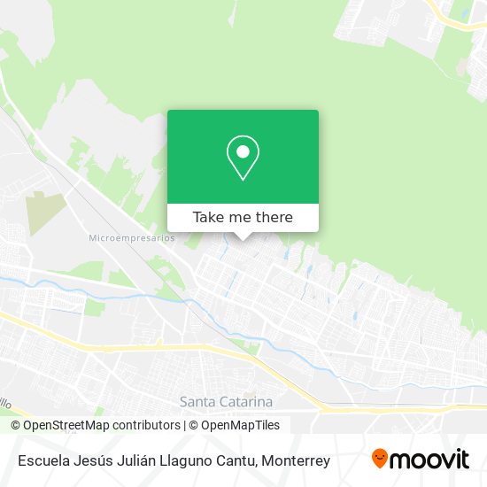 Escuela Jesús Julián Llaguno Cantu map