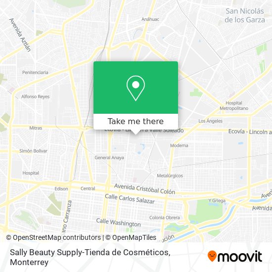 Sally Beauty Supply-Tienda de Cosméticos map
