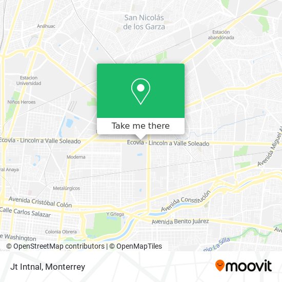Mapa de Jt Intnal