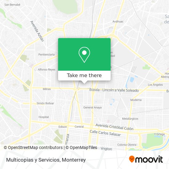 Multicopias y Servicios map