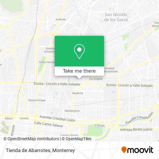 Tienda de Abarrotes map