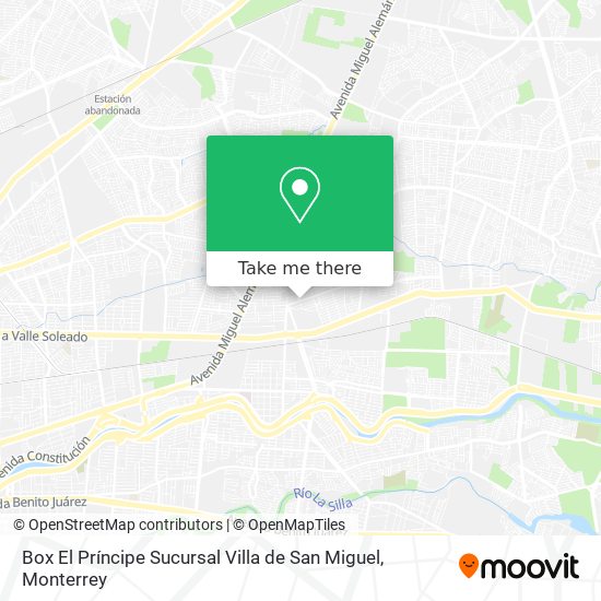 Box El Príncipe Sucursal Villa de San Miguel map