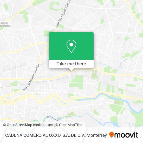 CADENA COMERCIAL OXXO, S.A. DE C.V. map