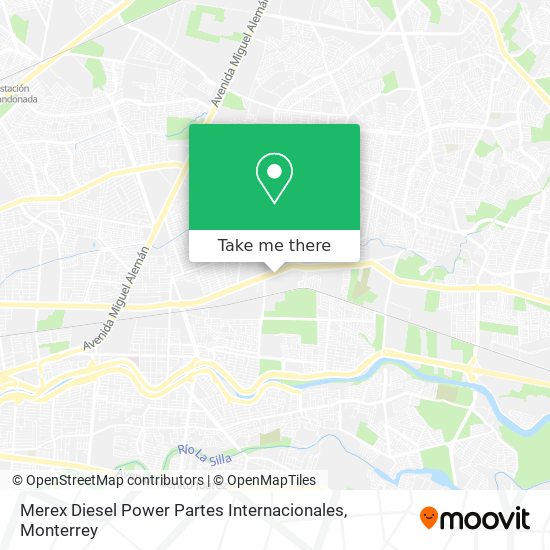 Mapa de Merex Diesel Power Partes Internacionales