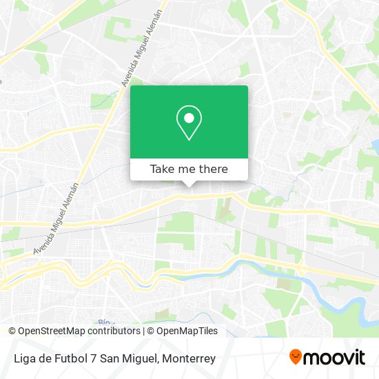 Liga de Futbol 7 San Miguel map