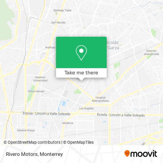 Rivero Motors map