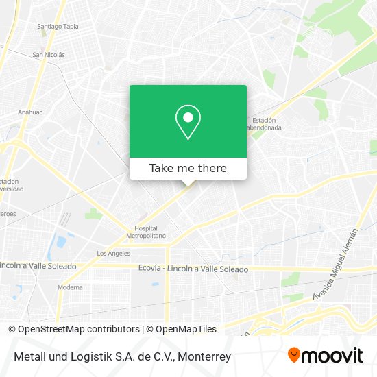 Mapa de Metall und Logistik S.A. de C.V.