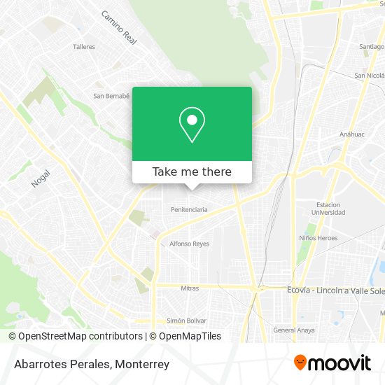 Abarrotes Perales map