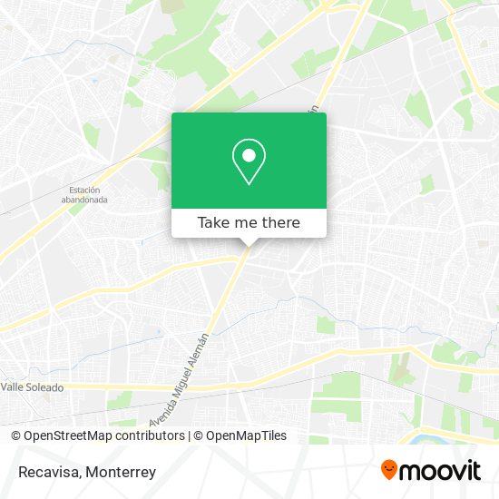Mapa de Recavisa