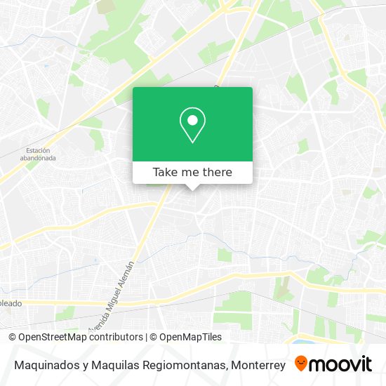 Maquinados y Maquilas Regiomontanas map