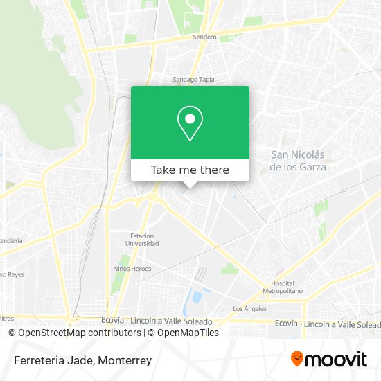 Mapa de Ferreteria Jade