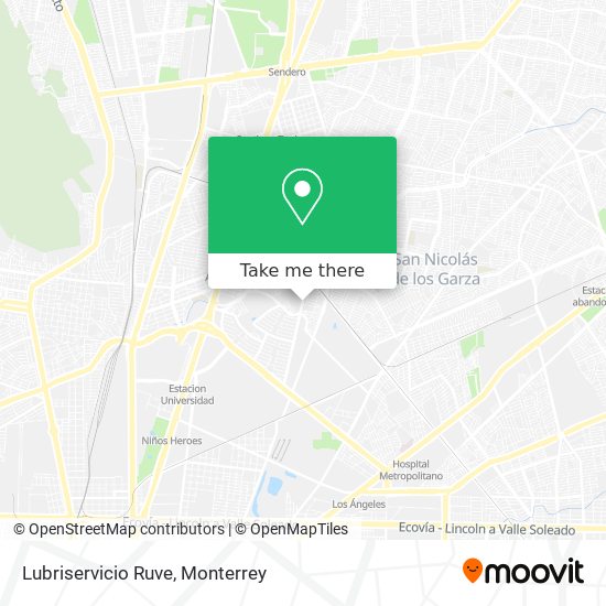 Mapa de Lubriservicio Ruve