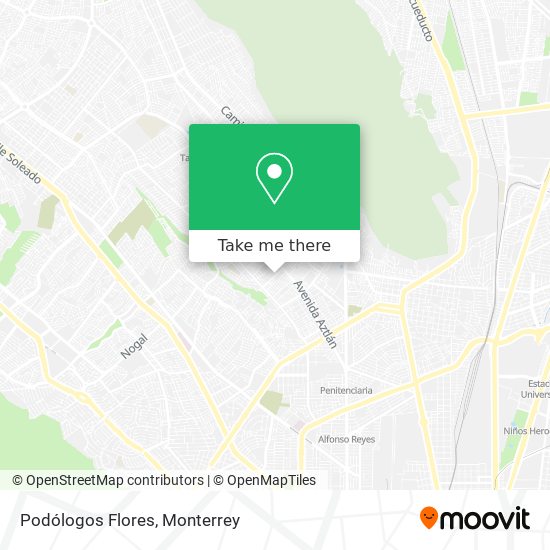 Mapa de Podólogos Flores