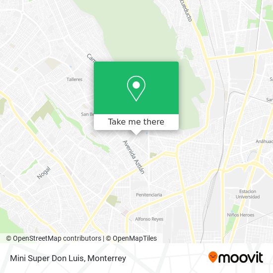 Mapa de Mini Super Don Luis
