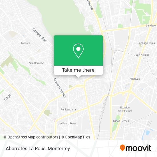 Abarrotes La Rous map