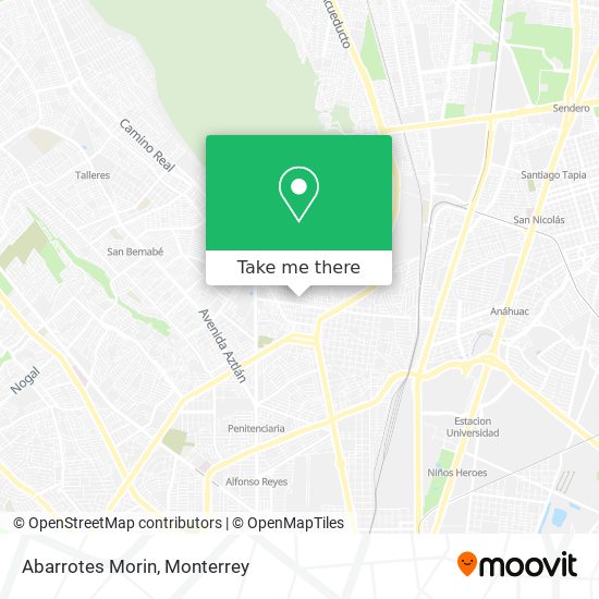 Mapa de Abarrotes Morin