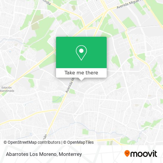 Abarrotes Los Moreno map