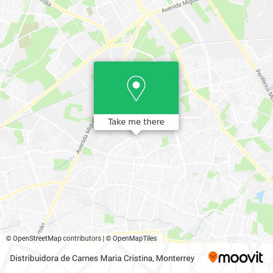 Distribuidora de Carnes Maria Cristina map