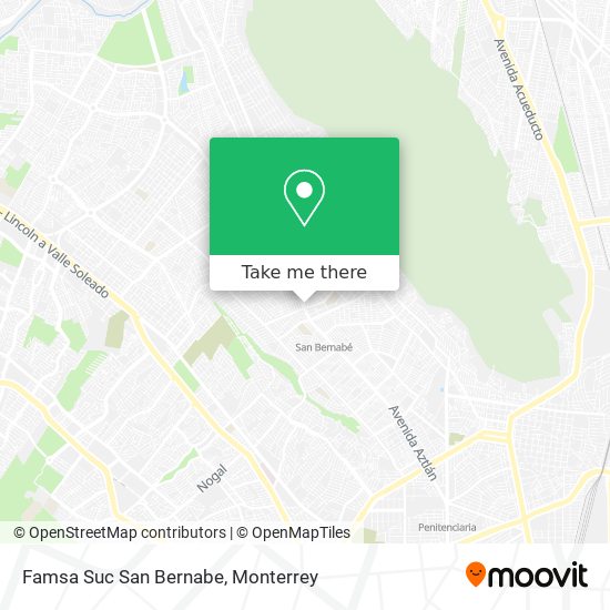Mapa de Famsa Suc San Bernabe