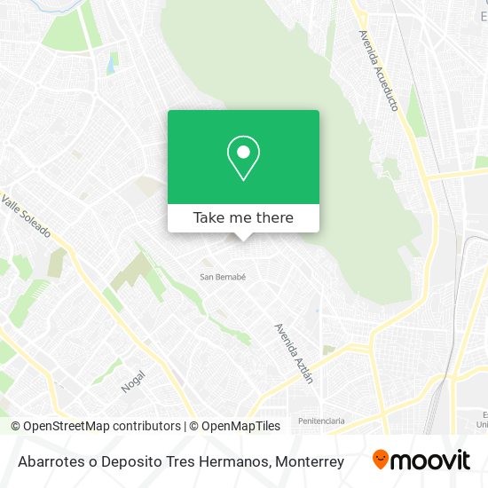 Abarrotes o Deposito Tres Hermanos map
