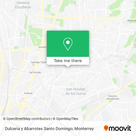 How to get to Dulceria y Abarrotes Santo Domingo in Monterrey by Bus?