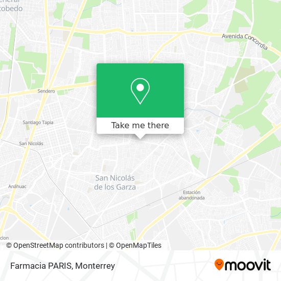 Farmacia PARIS map