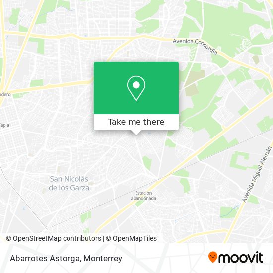 Abarrotes Astorga map