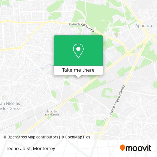 Mapa de Tecno Joist