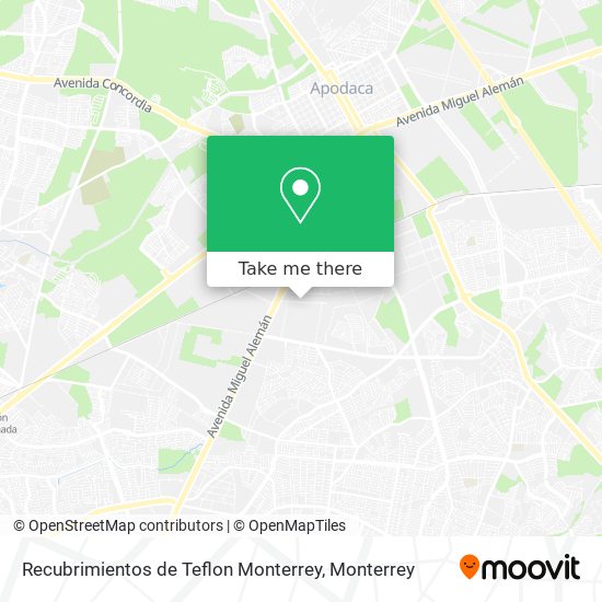 Recubrimientos de Teflon Monterrey map