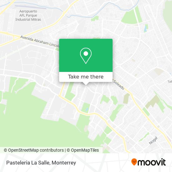 Pasteleria La Salle map