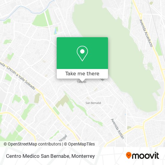 Mapa de Centro Medico San Bernabe