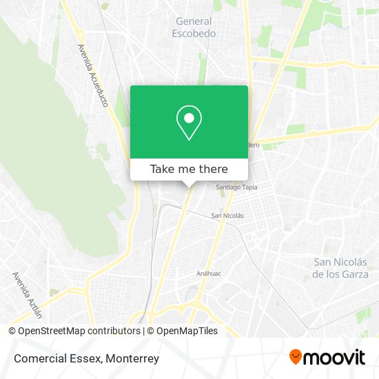 Mapa de Comercial Essex