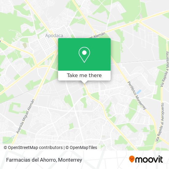 Mapa de Farmacias del Ahorro