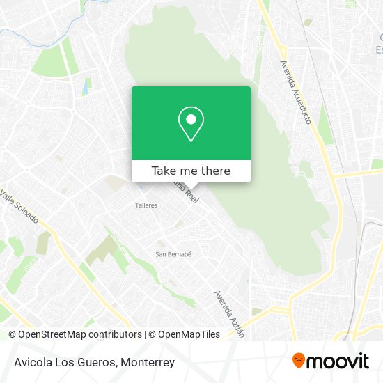 Mapa de Avicola Los Gueros