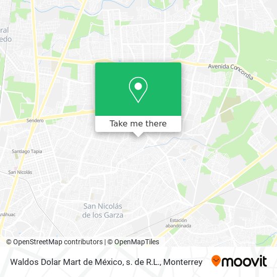 Waldos Dolar Mart de México, s. de R.L. map