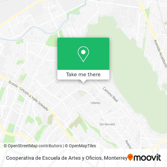 Cooperativa de Escuela de Artes y Oficios map