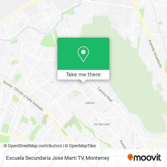 Escuela Secundaria José Martí TV map